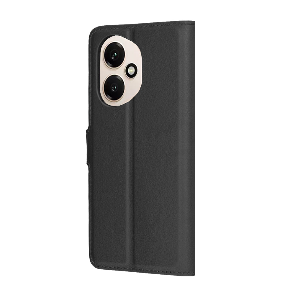 Case for Honor 400, Techsuit, Leather Folio, Black