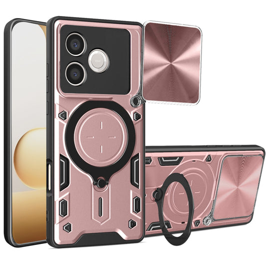 Tok a Honor 600 Lite-hoz, Techsuit, CamGuard Pro, Arany Rózsaszín