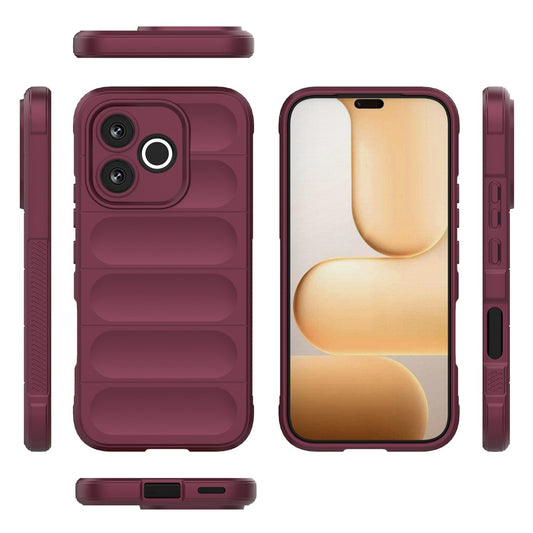 Honor 600 Lite tok, Techsuit, Magic Shield, Bordó