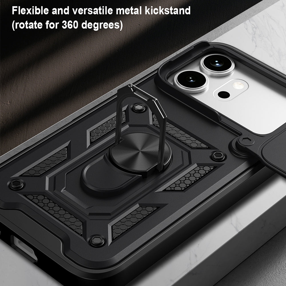 Honor 600 Pro / 600 tok, Techsuit, CamShield, Fekete