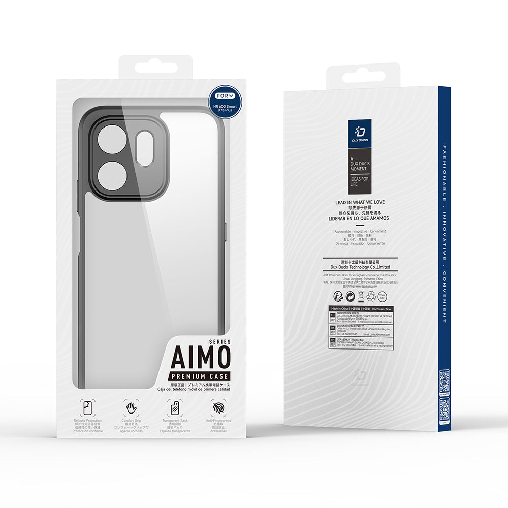 Tok Honor 600 Smart készülékhez, DUX DUCIS, Aimo, fekete