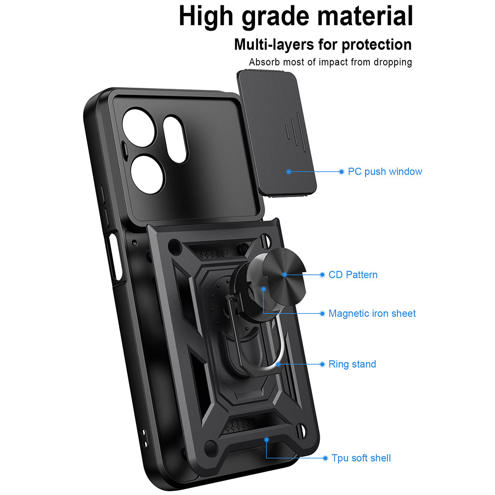 Tok Honor 600 Smart-hoz, Techsuit, CamShield, Kék