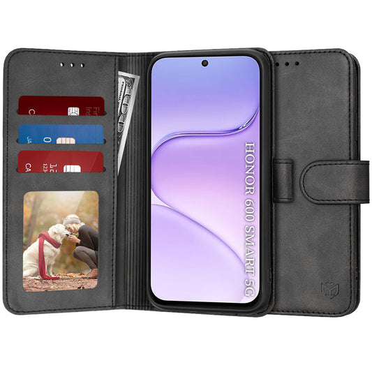 Tok Honor 600 Smart készülékhez, Techsuit, Diary Book, Fekete