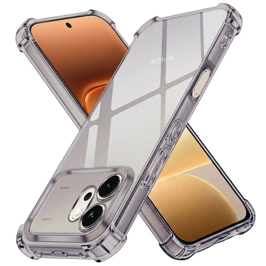 Honor 600 tok, Techsuit, Ütésálló Átlátszó, Füstszínű