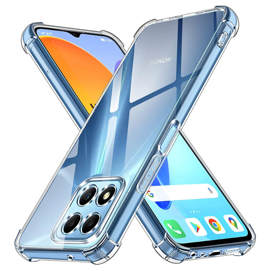 Tok Honor 70 Lite / X6 / X8 5G-hez, Techsuit, ütésálló átlátszó, áttetsző
