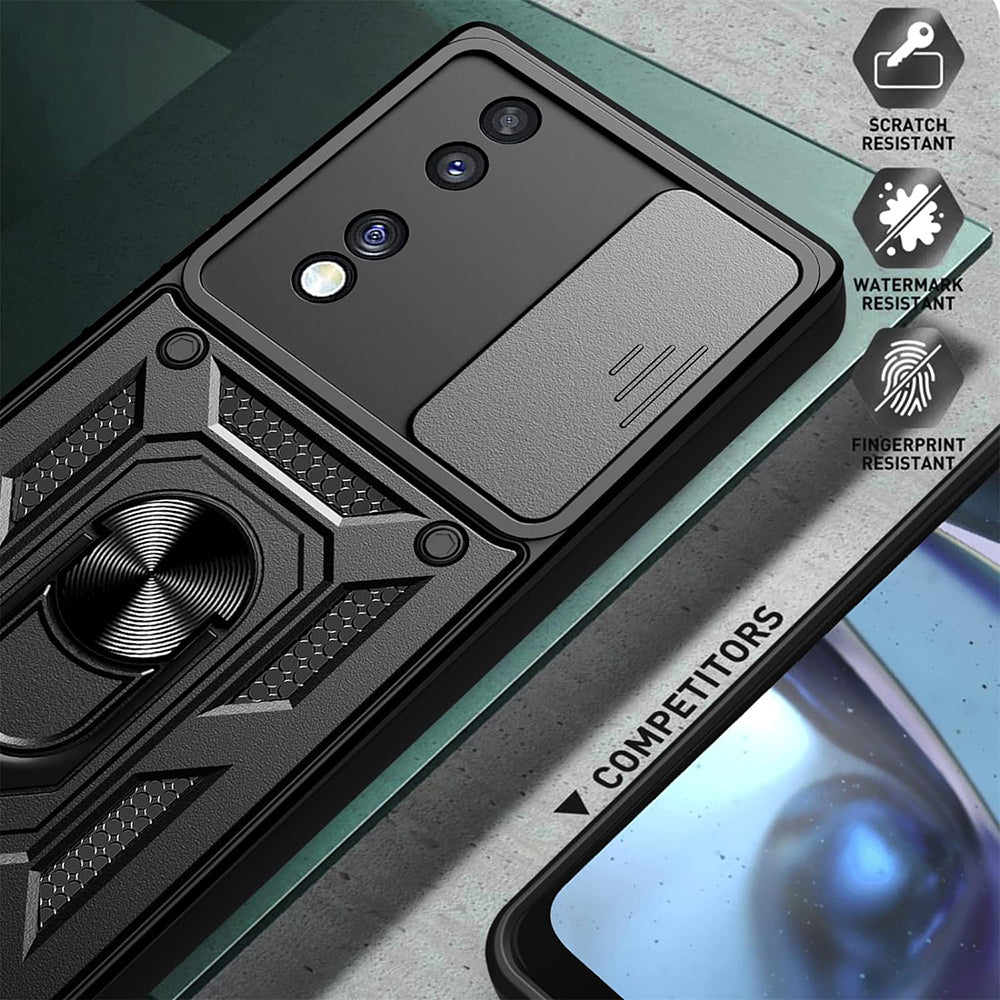 Tok Honor 70-hez, Techsuit, CamShield, Fekete