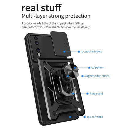 Tok Honor 70-hez, Techsuit, CamShield, Fekete