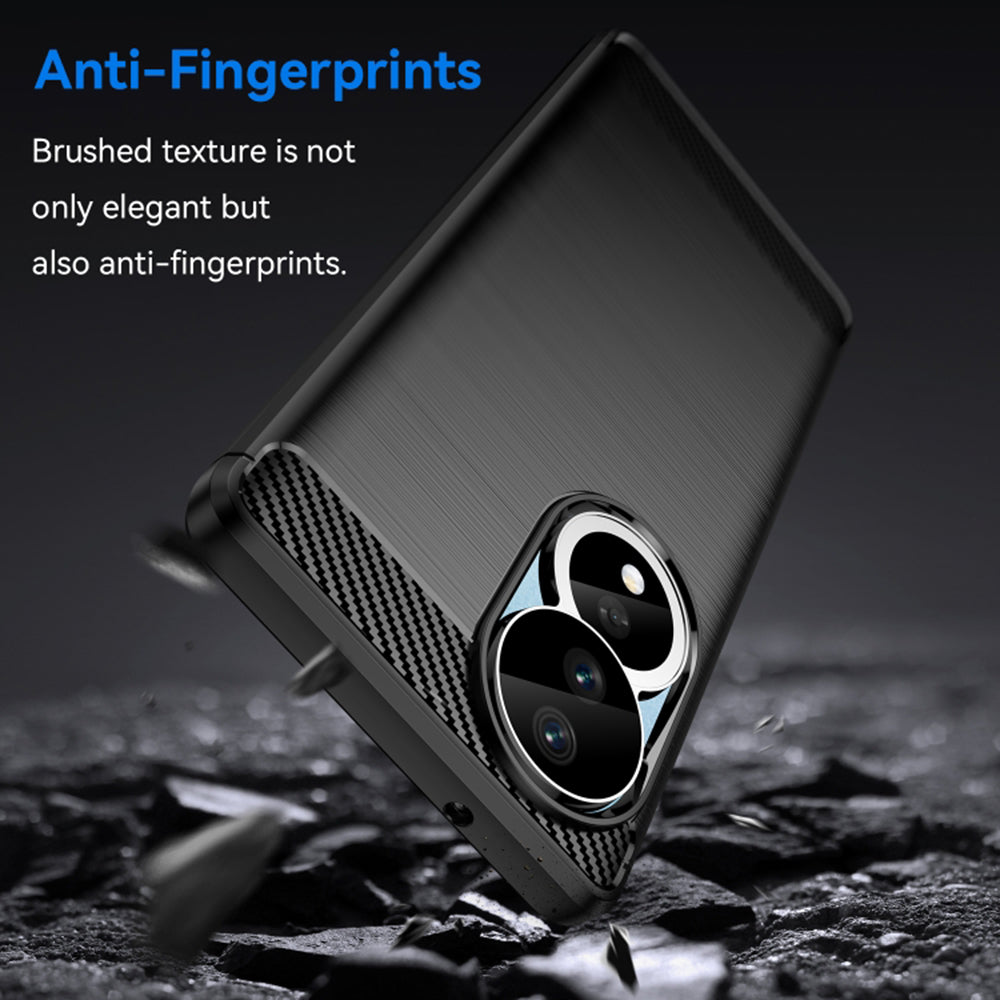 Case for Honor 90 / 80, Techsuit, Carbon, Black