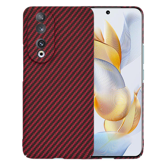 Case for Honor 90, Techsuit, Carbonite FiberShell, Red