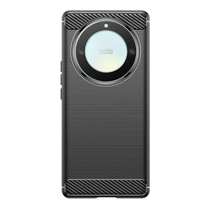 Tok Honor Magic6 Lite-hez, Techsuit, Karbon, Fekete
