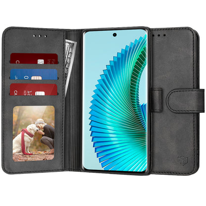 Case for Honor Magic6 Lite, Techsuit, Diary Book, Black