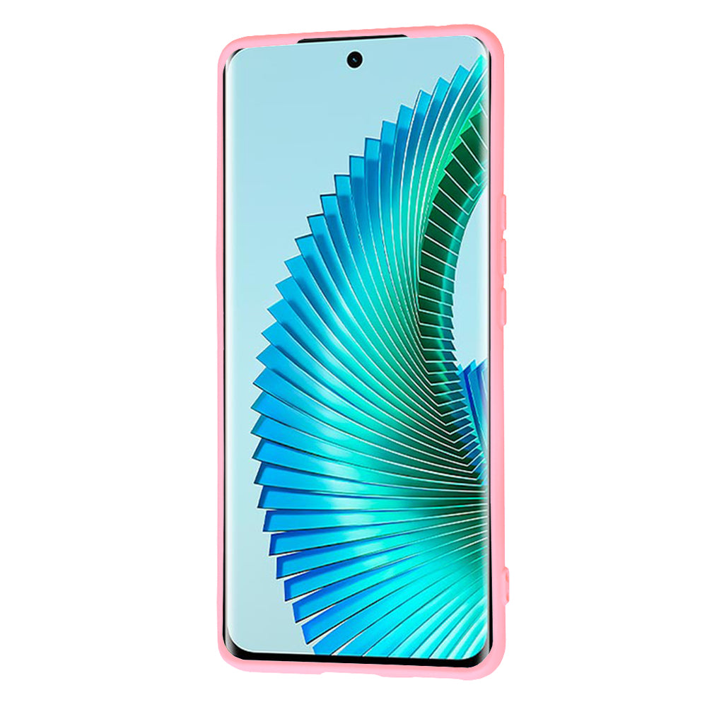 Tok Honor Magic6 Lite-hez, Techsuit, SoftFlex, Világos rózsaszín