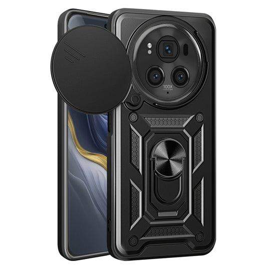 Tok Honor Magic6 Pro-hoz, Techsuit, CamShield, Fekete