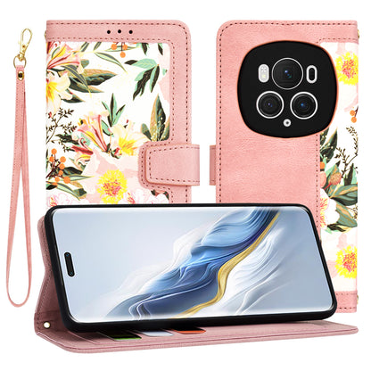 Tok Honor Magic6 Pro-hoz, Techsuit, FlipCraft, Rózsaszín