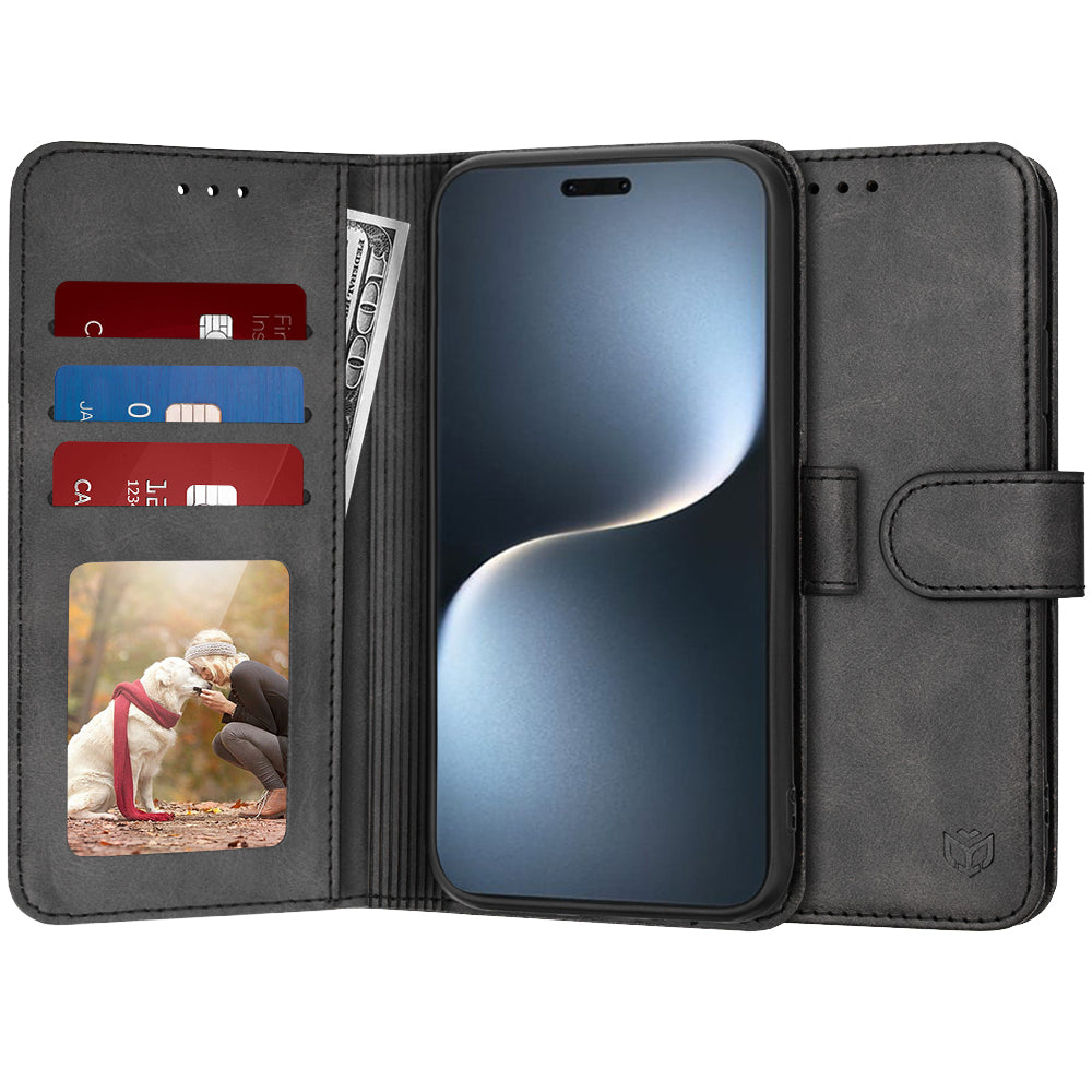 Tok Honor Magic7 Pro-hoz, Techsuit, Diary Book, Fekete