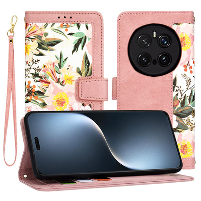 Tok Honor Magic7 Pro-hoz, Techsuit, FlipCraft, Rózsaszín