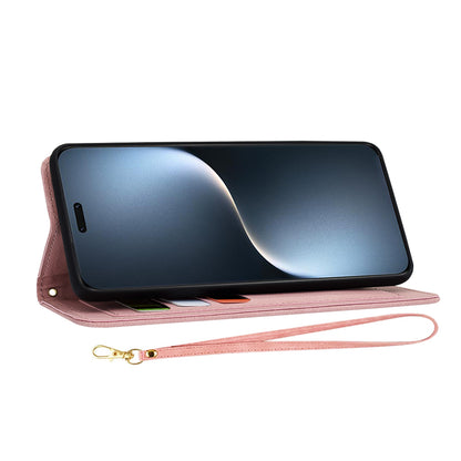Tok Honor Magic7 Pro-hoz, Techsuit, FlipCraft, Rózsaszín