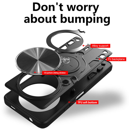 Tok a Honor Magic8 Pro-hoz, Techsuit, CamGuard Pro, Fekete