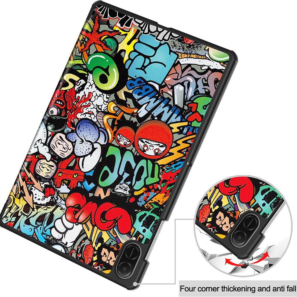 Tok Honor Pad X8a-hoz, Techsuit, FoldPro Urban Vibe, Többszínű