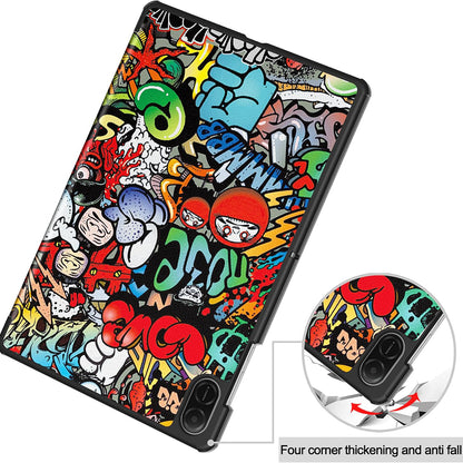 Tok Honor Pad X8a-hoz, Techsuit, FoldPro Urban Vibe, Többszínű