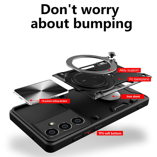 Tok a Honor X5c Plus-hoz, Techsuit, CamGuard Pro, Lila