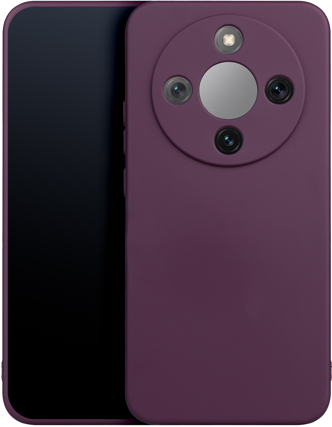Tok Honor X70 / X9d / Magic8 Lite készülékhez, OEM, szilikon, bordó