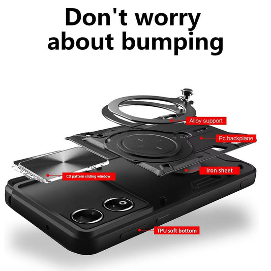 Tok Honor X7b 5G / 90 Smart / X7b 4G-hez, Techsuit, CamGuard Pro, Fekete