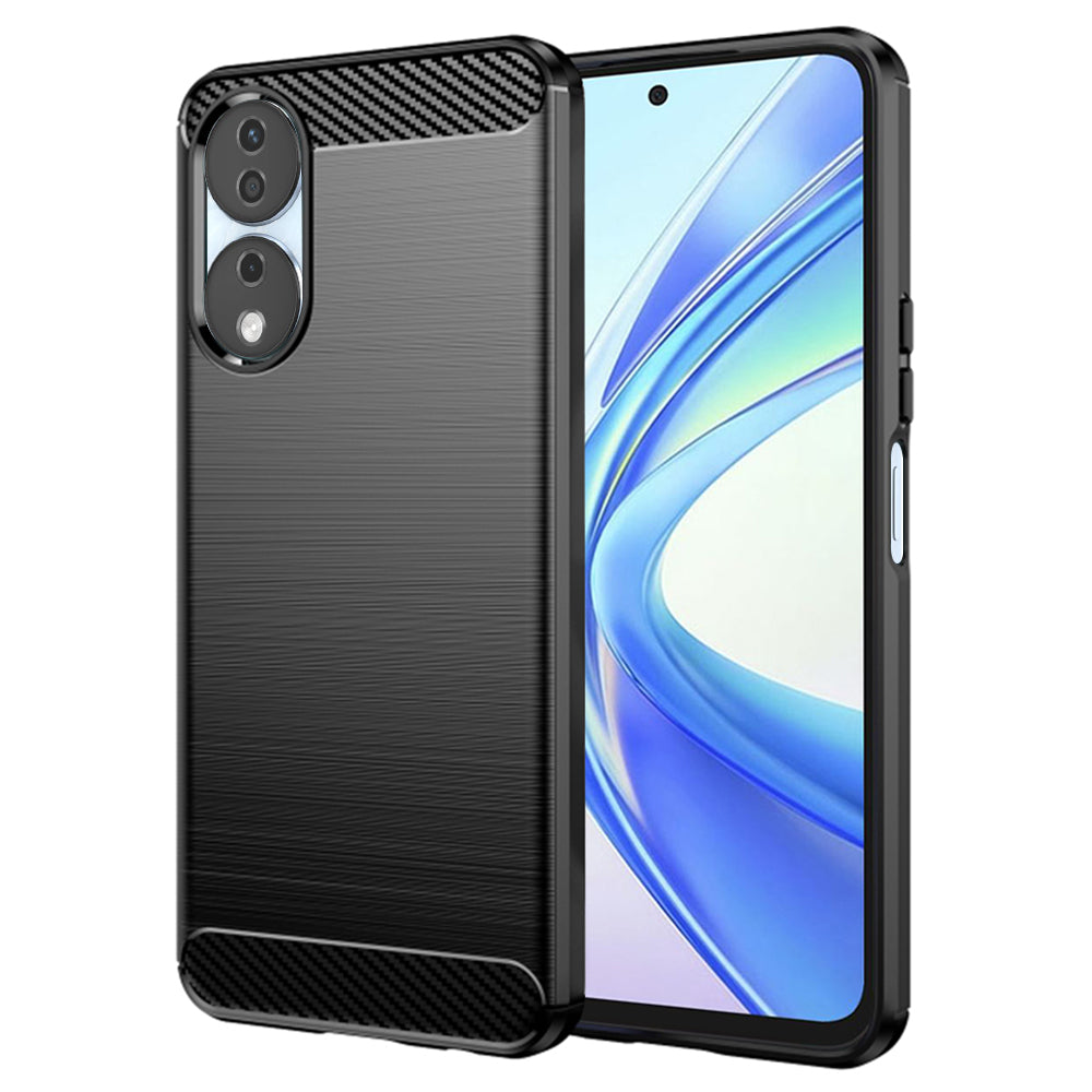 Tok Honor X7b 5G / 90 Smart / X7b 4G-hez, Techsuit, karbon, fekete