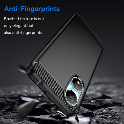 Tok Honor X7b 5G / 90 Smart / X7b 4G-hez, Techsuit, karbon, fekete