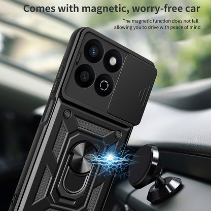 Tok Honor X7c / 200 Smart, Techsuit, CamShield, Fekete