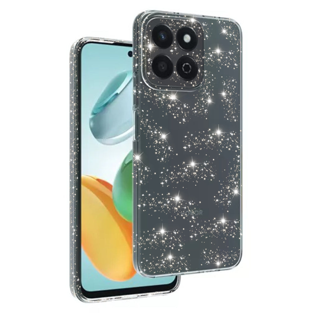 Tok Honor X7c / 200 Smart, Techsuit, SparkleSkin, Átlátszó