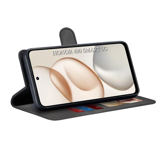 Tok Honor 400 Smart 4G / X7d 4G-hez, Techsuit, Diary Book, Fekete