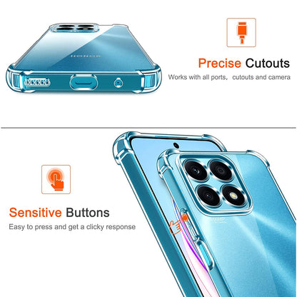 Honor X8a tok, Techsuit, Ütésálló Átlátszó, Átlátszó