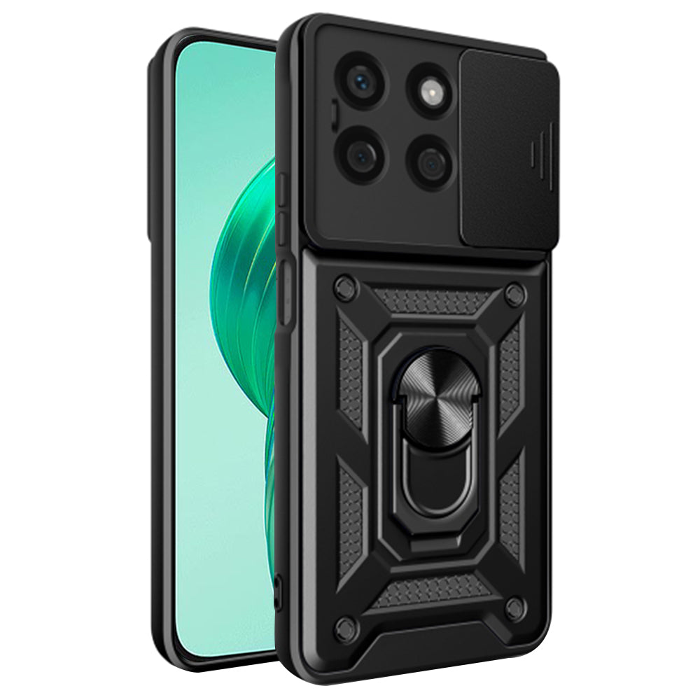 Tok Honor X8b-hez, Techsuit, CamShield, Fekete