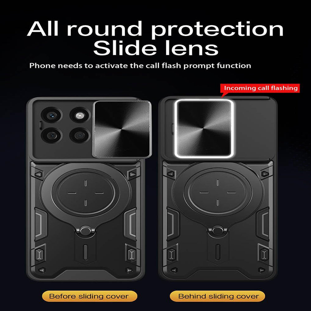 Case for Honor X8c, Techsuit, CamGuard Pro, Purple