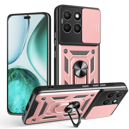 Honor X8c tok, Techsuit, CamShield, rózsaszín