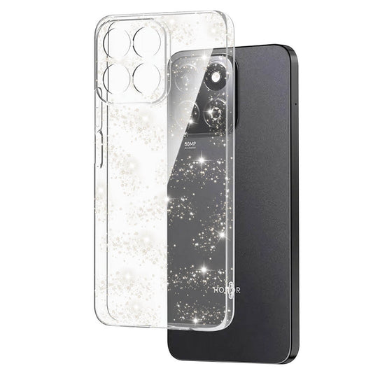 Tok Honor X8c-hez, Techsuit, SparkleSkin, Átlátszó