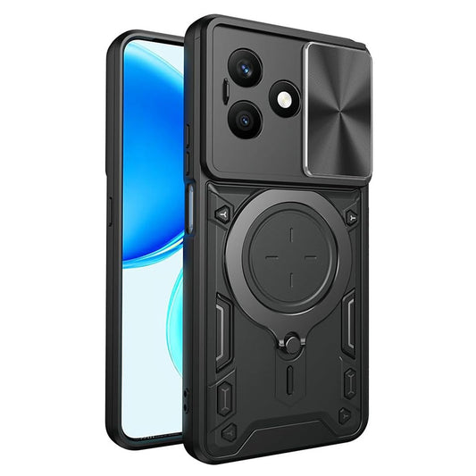 Tok Honor X8d-hez, Techsuit, CamGuard Pro, Fekete