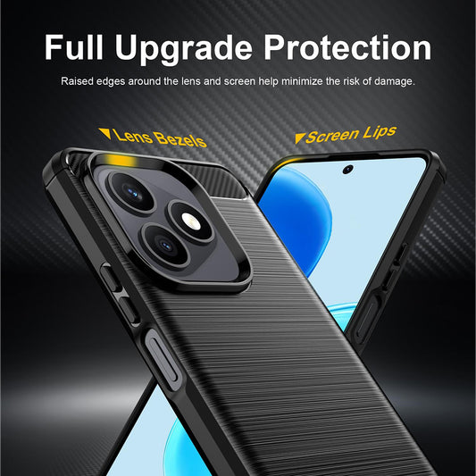 Honor X8d tok, Techsuit, karbon, fekete