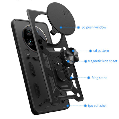Case for Honor X9c / Magic7 Lite, Techsuit, CamShield, Black
