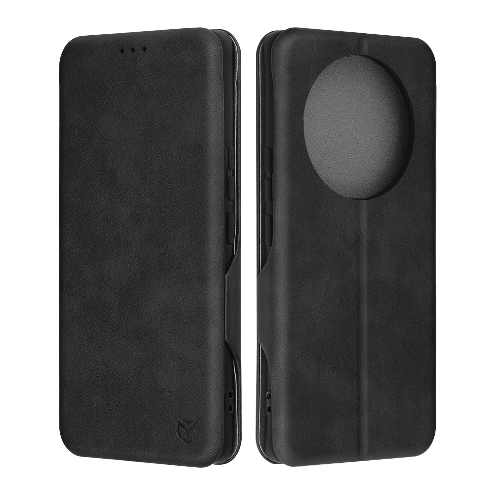 Tok Honor X9c / Magic7 Lite-hez, Techsuit, Safe Wallet Plus, Fekete