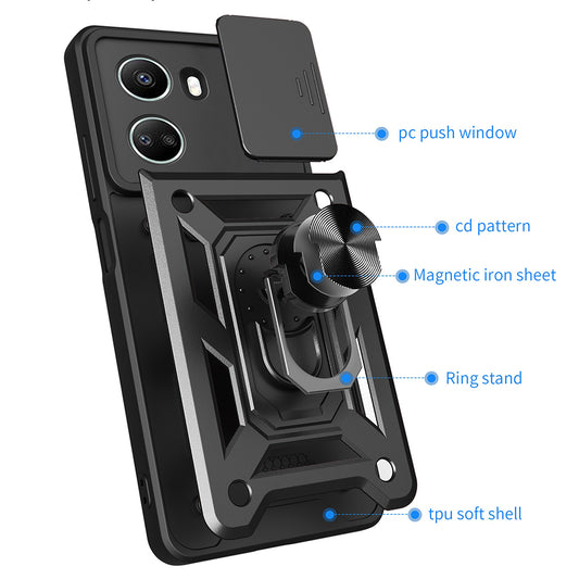 Tok Huawei nova 11 SE / nova 12 SE-hez, Techsuit, CamShield, Zöld