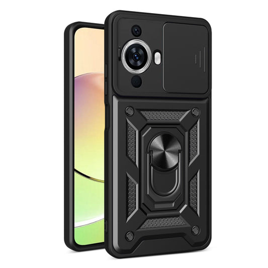 Tok Huawei nova 12s / nova 11-hez, Techsuit, CamShield, Fekete