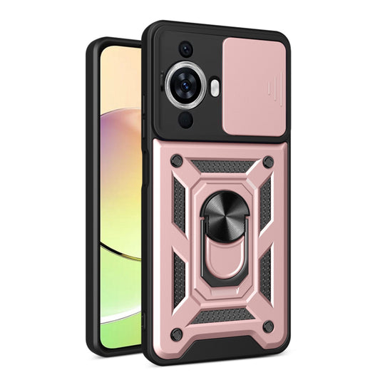 Tok Huawei nova 12s / nova 11-hez, Techsuit, CamShield, rózsaszín
