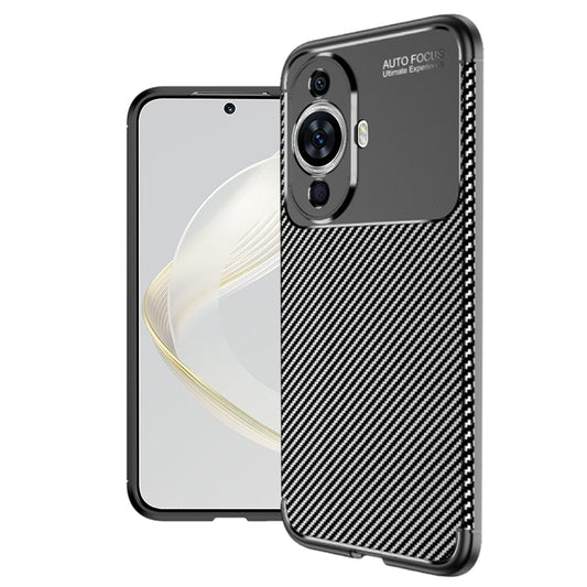 Tok Huawei nova 12s / nova 11-hez, Techsuit, CarbonFiber, Fekete