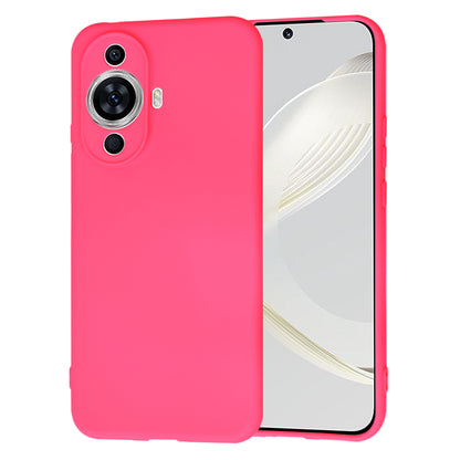 Tok Huawei nova 12s / nova 11-hez, Techsuit, SoftFlex, Sötét rózsaszín