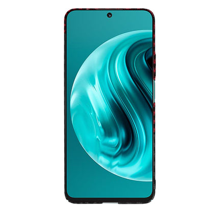 Tok Huawei nova 13i / nova 12i-hez, Techsuit, Carbonite FiberShell, Fekete Piros