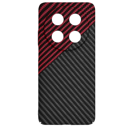 Tok Huawei nova 13i / nova 12i-hez, Techsuit, Carbonite FiberShell, Fekete Piros