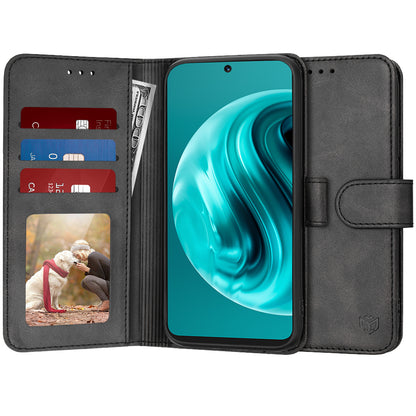Tok Huawei nova 13i / nova 12i-hez, Techsuit, Diary Book, Fekete
