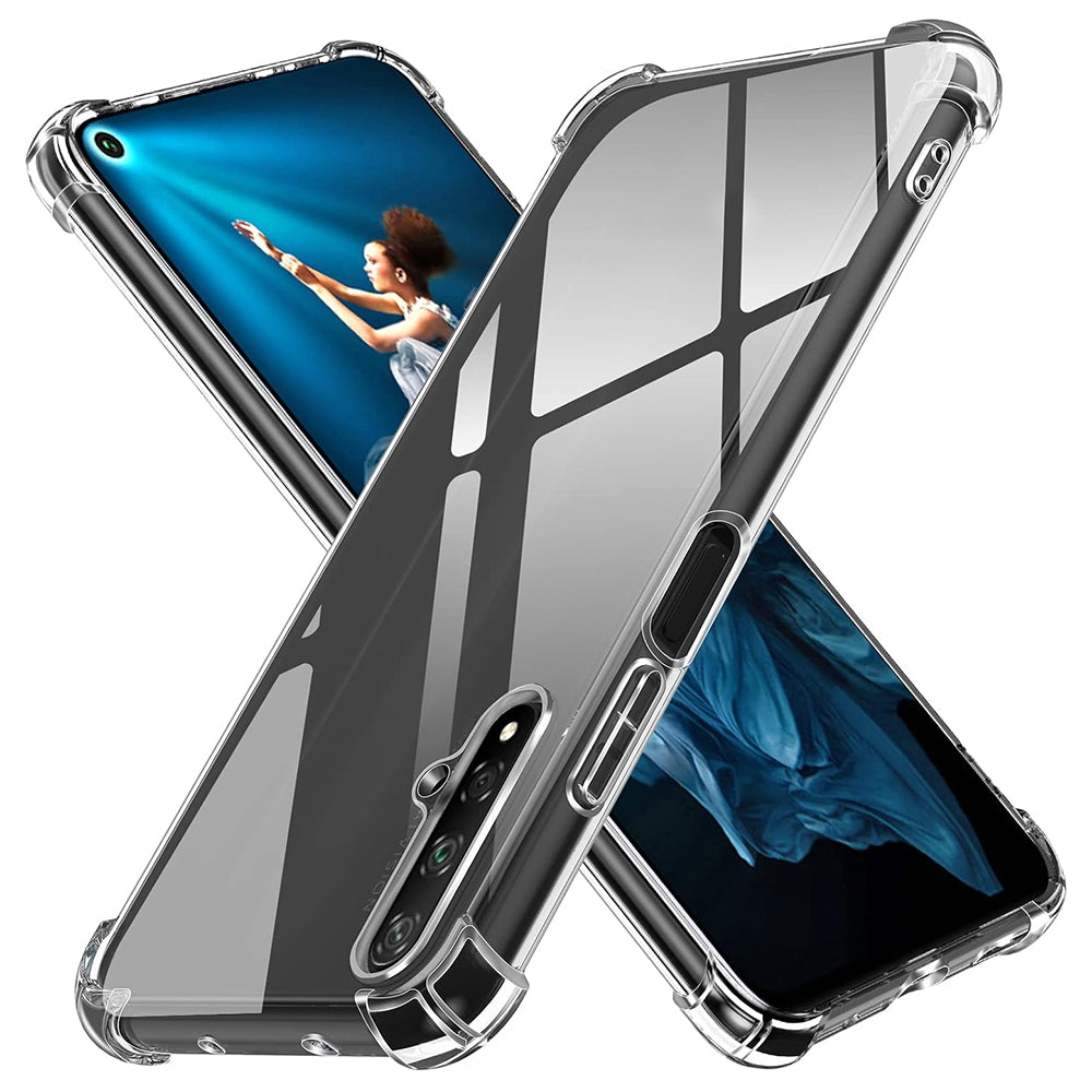 Tok Huawei nova 5T / Honor 20-hoz, Techsuit, Ütésálló Átlátszó, Átlátszó